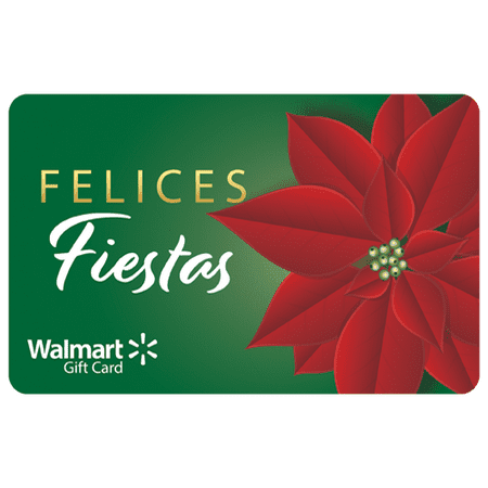 Holiday Silky Poinsettia Walmart eGift Card [Email Delivery]