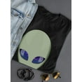 thumbnail image 3 of Alien With Space Eyes T-Shirt Women -SPIdeals Designs, Female Medium, 3 of 4
