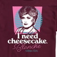 thumbnail image 3 of Golden Girls - I Need Cheesecake - Men's Short Sleeve Graphic T-Shirt, 3 of 5