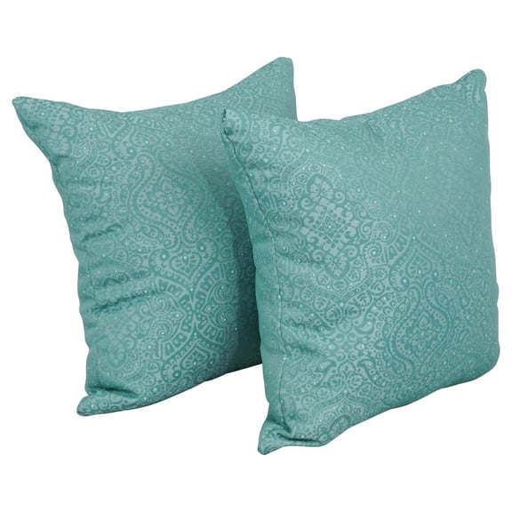 17-inch Jacquard Throw Pillows with Inserts (Set of 2) 9910-S2-ID-112