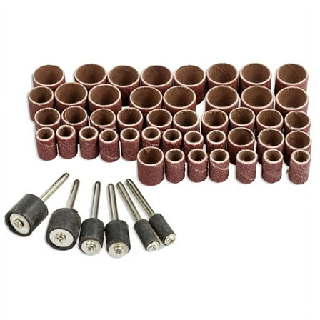 51Pcs Sandpaper Ring Grinding Sandpaper Roll Metal Derusting Polishing Round Play DIY Grinding Wheel