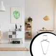 thumbnail image 4 of 10 Pieces Ceiling Tile Hooks Stainless Steel Easy installtion Simple Design without Deformation Hanging Sign Home Organization Ceiling F6, 4 of 7