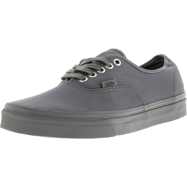 Vans Authentic Primary Mono Frost Grey Ankle-High Canvas Skateboarding Shoe - 10M / 8.5M -
