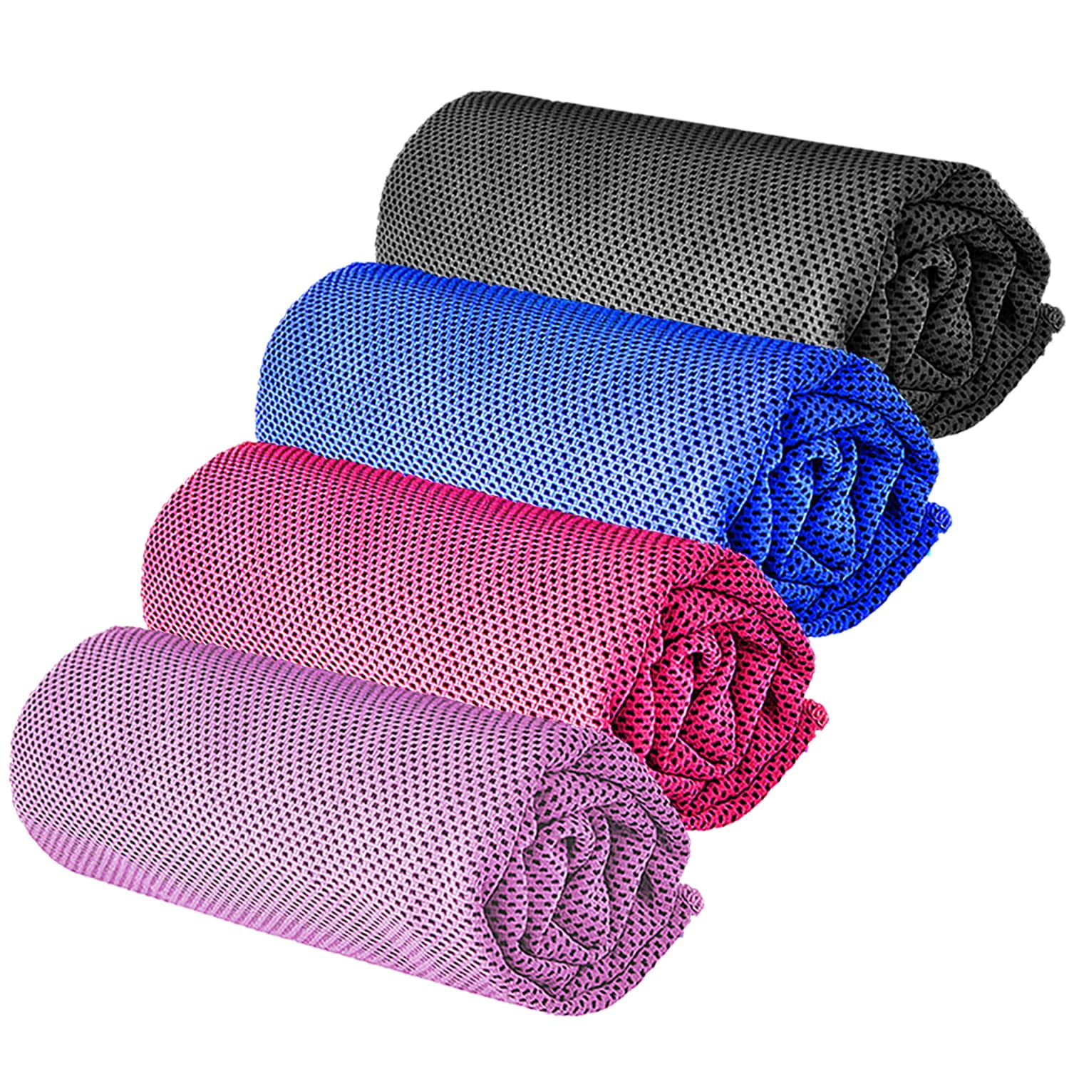 4pcs Super Cooling Towel Fast Dry Sport Towels for Gym Jogging 