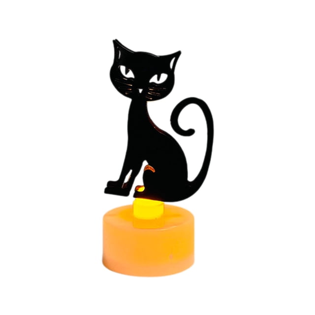 Electronic Candle Lights Festival LED Halloween Wind Lights Decorative Injection Candles Night Lights Halloween Style Desktop Scenery Candle Outdoor Water Wick Candle 5 Wick Extra Large Scented Glass