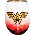 thumbnail image 1 of Spoontiques Wonder Woman Stemless Glass, 20 onzas, Rojo Spoontiques Spoontiques, 1 of 2