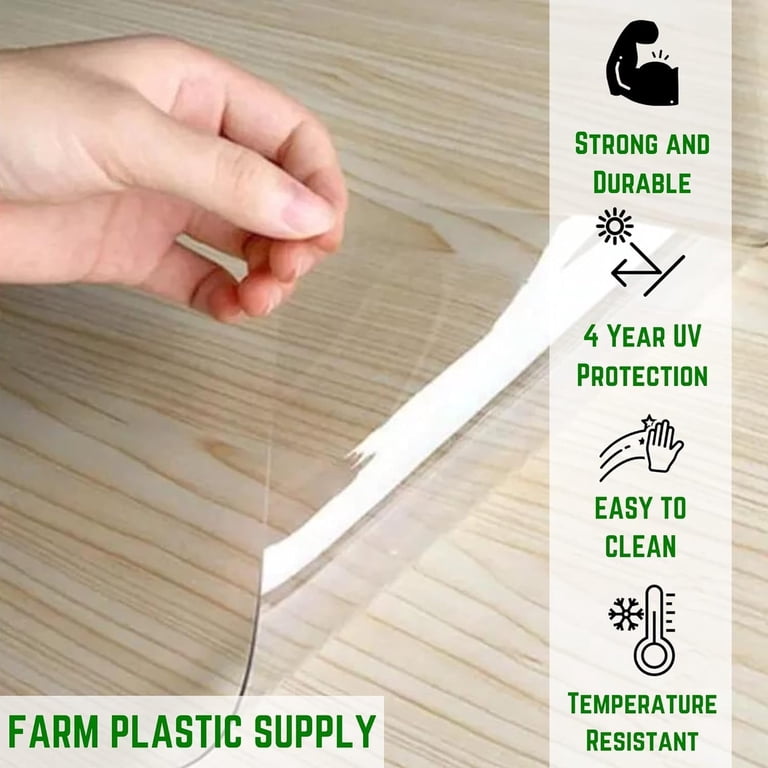 Clear plastic sheeting for greenhouse applications Clear plastic sheeting for greenhouse applications
