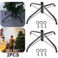 thumbnail image 1 of Soporte Base para Navidad Marco Inferior Plegable Hierro Árboles (40cm) 2 Uds., 1 of 2