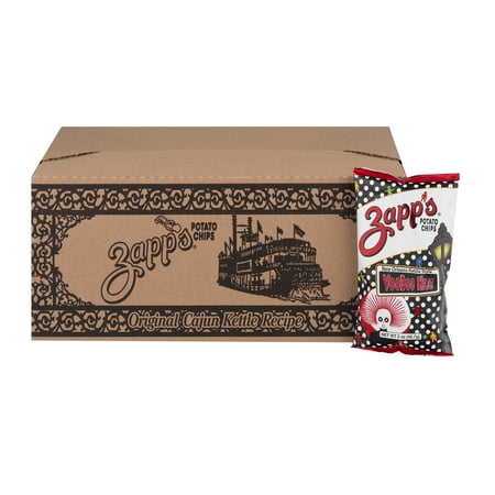 Zapp's Kettle Potato Chips, Voodoo Heat, 25 Ct