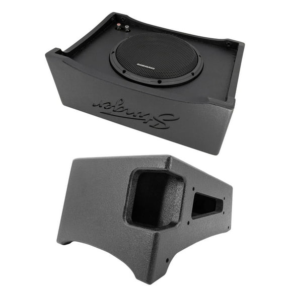 Stinger TXTRB10 Loaded Underseat 10-inch Subwoofer Enclosure for Full Size Truck with TXTRB10BB Add-on Extention Port