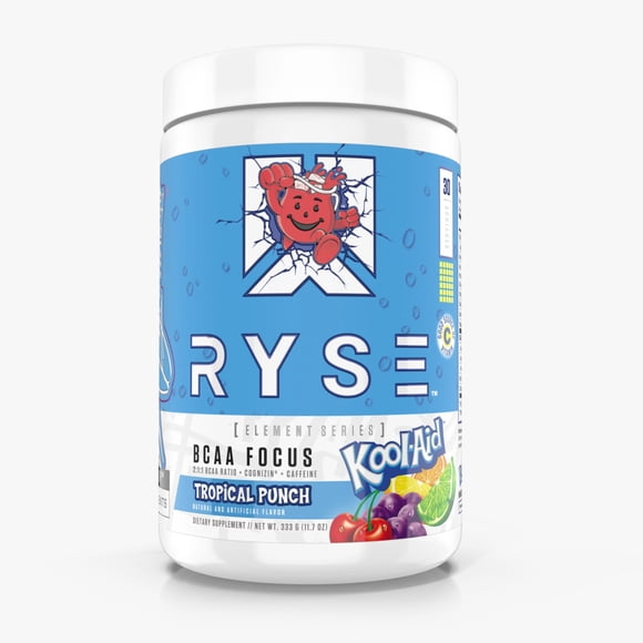 BCAA FOCUS RYSE UP SUPPLEMENTS KOOL-AID (30) SERV