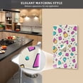 thumbnail image 5 of Yayeee Duplex Wall Plate 1-Gang 4.5"x2.7" Home Receptacle Light Switch Decorative Outlet Cover, Beige Retro Pattern, 5 of 7