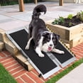 thumbnail image 1 of EDTara Foldable Aluminum Wheelchair Ramp, Features Stainless Steel Hinges, Lightweight and Compact Access Ramp for Safely Crossing Curbs and Small Steps, 1 of 8
