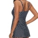 thumbnail image 5 of Traje de baño de una pieza para mujer, conjuntos de bikini para mujer, traje de baño de talla grande, traje de baño extragrande, falda dividida conservadora, traje de baño de lunares para mujer, 5 of 8