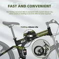 thumbnail image 3 of Folding Mountain Bike, Eurobike G7 Full Suspension, 27.5 Inch Wheels, 21 Speed, Shock Absorber, Disc Brakes, Adult for Mens Bicycle 3-Spoke Green, 3 of 9