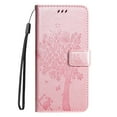 thumbnail image 6 of Designed for Samsung Galaxy S25 Ultra Case Wallet for Women, Flip Folio Cover with Embossed PU Leather Kickstand Credit Card Holder Magnetic Wrist Strap Protective Case for S25 Ultra, Rosegold, 6 of 6
