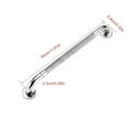 thumbnail image 2 of Black Stainless Steel Grab Bar - 12In Length Anti-Slip Knurled Design For Bathroom Toilet, Accessible For Disabled, Elderly, Handicapped, Senior, 2 of 2