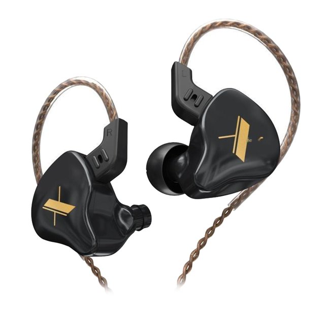 en los auriculares del oído KZ 1DD Auriculares Intrauditivos 10 Mm Controlador Dinámico Negro Sin Micrófono