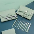 thumbnail image 3 of Nail Clippers Manicure Tool Set, With Portable Travel Case, Cuticle Nippers And Cutter Kit, Professional Nail Clippers Pedicure Kit, Grooming Kit For Travel-Purple, 3 of 4