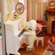 thumbnail image 5 of Kit de casa de muñecas en miniatura de Navidad DIY Kit de sala de casa de madera 3D realista Mini co Tomshoo  Casa de muñecas de bricolaje, 5 of 7