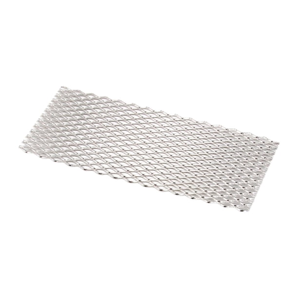 Recubrimiento de joyería de malla de titanio platinizado Placa de chapado de joyería Ánodo de titanio 6cmx15cm sin mango
