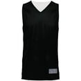 thumbnail image 7 of Augusta Tricot Mesh Reversible Jersey 2.0 161 Black/White Xl, 7 of 7