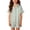 Green, variant on Cethrio Girls' Pajama Sets, Lapel Collar 3-piece Summer Short Sleeve Girls' Sleepwear Pink Size 10-12