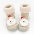 thumbnail image 2 of REDARER Baby Christmas Socks Thickened Warm Design, Soft Sole Walking Socks for Toddlers, Non-Slip First Walker Gift Set,Size:3-3.5 Years, 2 of 5