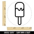 thumbnail image 2 of Popsicle Ice Cream on Stick Summer Self-Inking Rubber Stamp Ink Stamper - Blue Ink - Small 3/4 Inch, 2 of 7