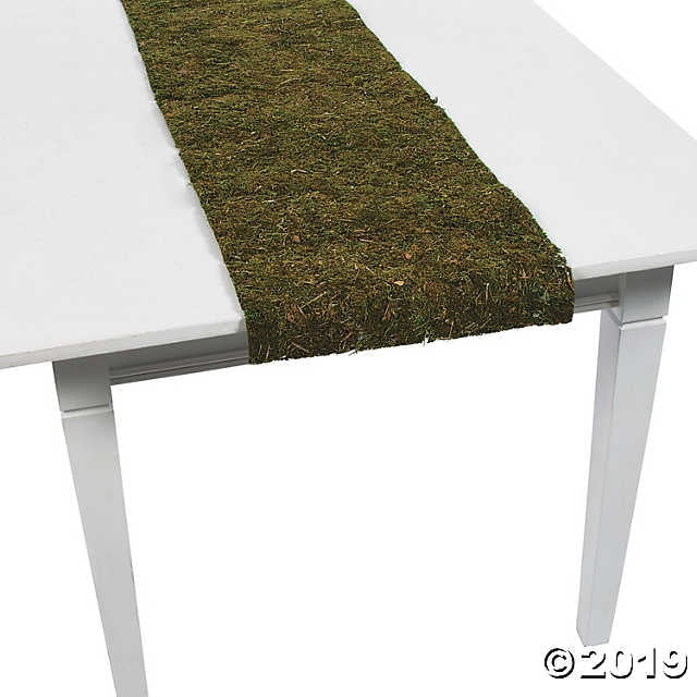 moss table runner