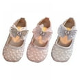 thumbnail image 5 of Toddler Girls Princess Dress Shoes Wedding Party Shoes Glitter Shoes Bow Princess Shoes Fashion Show Dance Shoes, 5 of 6