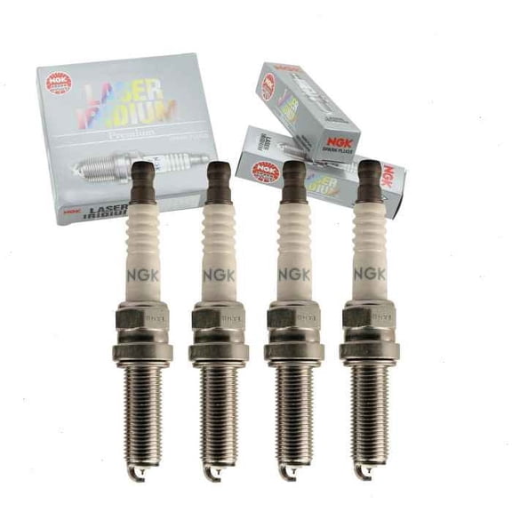 4 pc NGK 90992 Laser Iridium Spark Plugs for Ignition Wire Secondary
