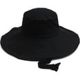 thumbnail image 2 of CoCopeaunts Wide Brim Bucket Hat Women Sun Cap Casual Sport Hiking Fishing Basin Hat Summer Spring Fisherman Hat with Chin Strap, 2 of 8