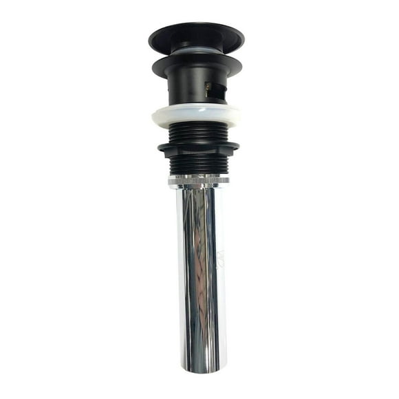 The akuaplus® pop-up push button with overflow.