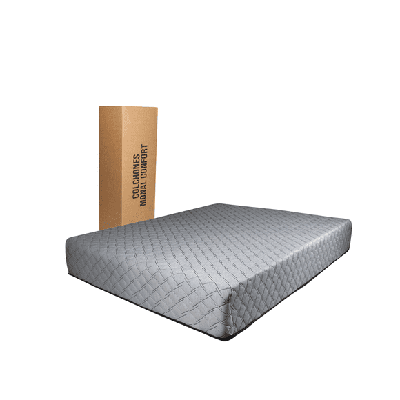 Colchón Queen Monal Confort ZUNSE en Caja de Memory Foam Semi Firme 25 cm de grueso