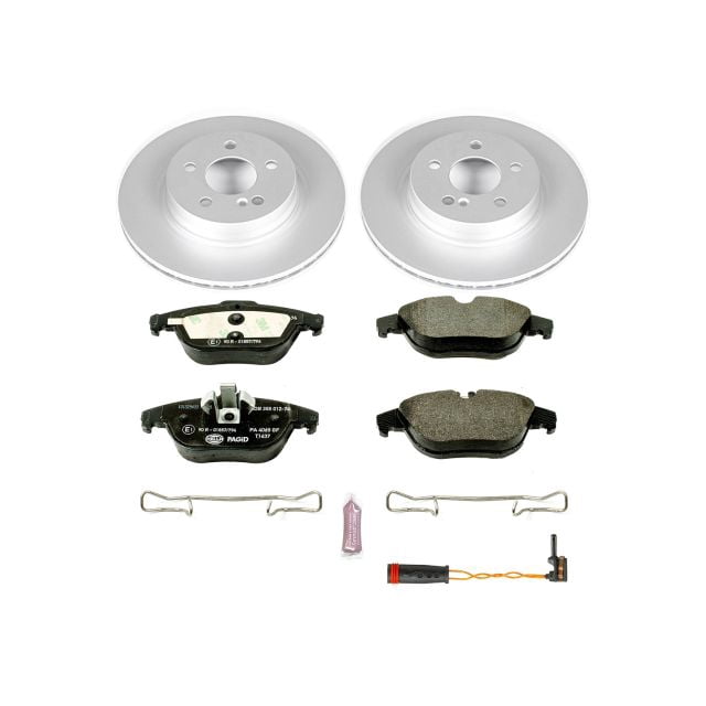 Power Stop Rear Euro-Stop ECE-R90 Certified Brake Pad and Rotor Kit ESK5626