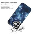 thumbnail image 4 of Wallet Case For Apple iPhone Air / 17 Pro / 17 Pro Max Series with Card Holder, PU Leather Kickstand Card Slots Screen Protector Included For iPhone 17 Series, Universe Butterfly Glowing, 4 of 8