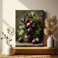 thumbnail image 6 of Rustic Fig Fruit Still Life Canvas Print, Dark Botanical Farmhouse Kitchen Dining Room Home Wall Decor Art, 6 of 8