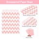 thumbnail image 3 of Uxcell 100Pcs Bolsas de Papel Kraft para Dulces, 7" x 5" Bolsas a Prueba de Grasa, Bolsas de Favor Planas, Bolsas Pequeñas para Regalos, Olas Rosas, 3 of 6