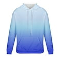 thumbnail image 4 of Lilgiuy Men Casual Fashion Gradient Hooded Sweatshirts Round Neck Print Pullover Long Sleeve Tops Sweatshirt for Vacation Holiday Travel, 4 of 4