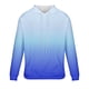 thumbnail image 4 of Sudadera Honeeladyy para hombre con capucha, cuello redondo, manga larga y cordón ajustable en degradado, 4 of 4