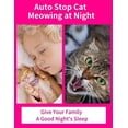 thumbnail image 3 of PetJoy Cat Shock Collar with Remote,2 in 1 Cat Training Collar with 4 Modes,Auto Anti Meow Collar,Mild and Helpful,Pink,Christmas Birthday Gifts, 3 of 8