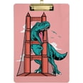 thumbnail image 1 of FMSHPON Dinosaur Bridge Funny Clipboard Hardboard Wood Nursing Clip Board and Pull for Standard A4 Letter 13x9 inches, 1 of 5