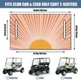 thumbnail image 3 of Quick-Dry Golf Cart Seat Cover 51" x 31", Moisture-Wicking Microfiber Towel for EZGO, Club Car, Yamaha Front Seats, 3 of 8
