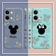 thumbnail image 4 of Case For OPPO RENO 8 7 9 6 7SE 5 4 4SE 4 3 4G 5G PRO PLUS Colour Simple Liquid Silicone Case Anime Cute Mickey Minnie Mouse, 4 of 5