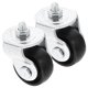 thumbnail image 4 of 2 ruedas giratorias para gato, rueda delantera de repuesto, rodamiento de 2 toneladas, 4 of 8