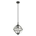 thumbnail image 5 of Hunter - Stone Creek 1-light Noble Bronze, Medium Size Pendant Light, Dimmable, Rustic Style, Sphere Shaped, for Bedrooms, Dining, Living Rooms - 19222, 5 of 8