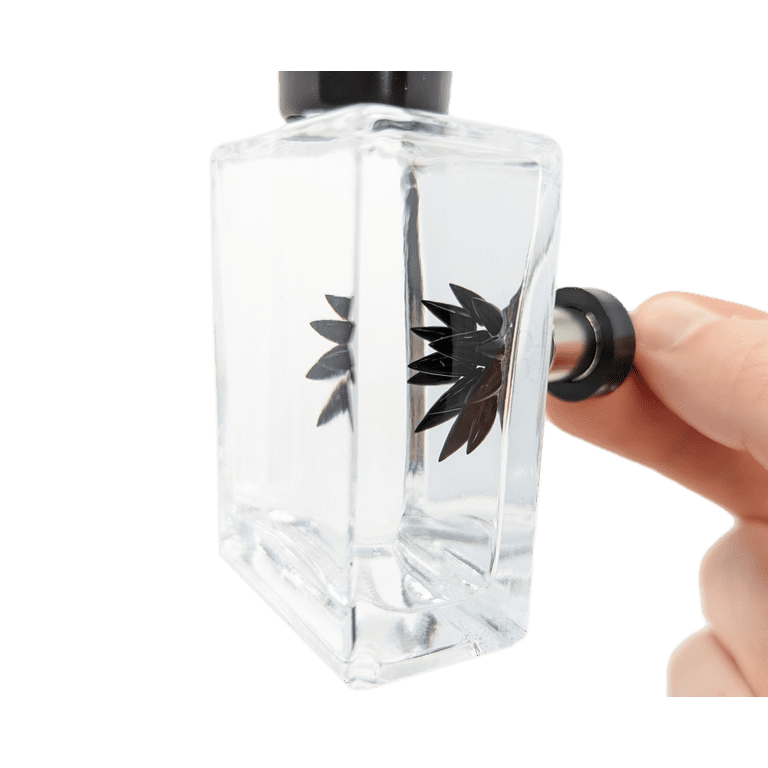 Amazing Ferrofluid Magnetic Display In a Bottle, Ferrofluid Magnetic Liquid  Display Desk Toy, Magnetism Science Kits 