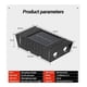 thumbnail image 3 of 4Pcs Outdoor Solar Wall Lights, Square Wireless Sconces, IP65 Waterproof with Solar Panel, 3 of 5