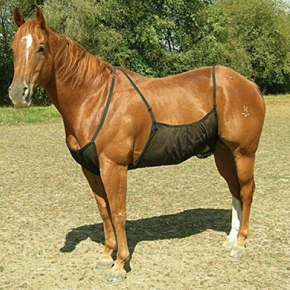 Horse Fly Sheet Mesh, Adjustable Elasticity Horse Abdomen Net Protection Net Protect Horse from Mosquito Bite